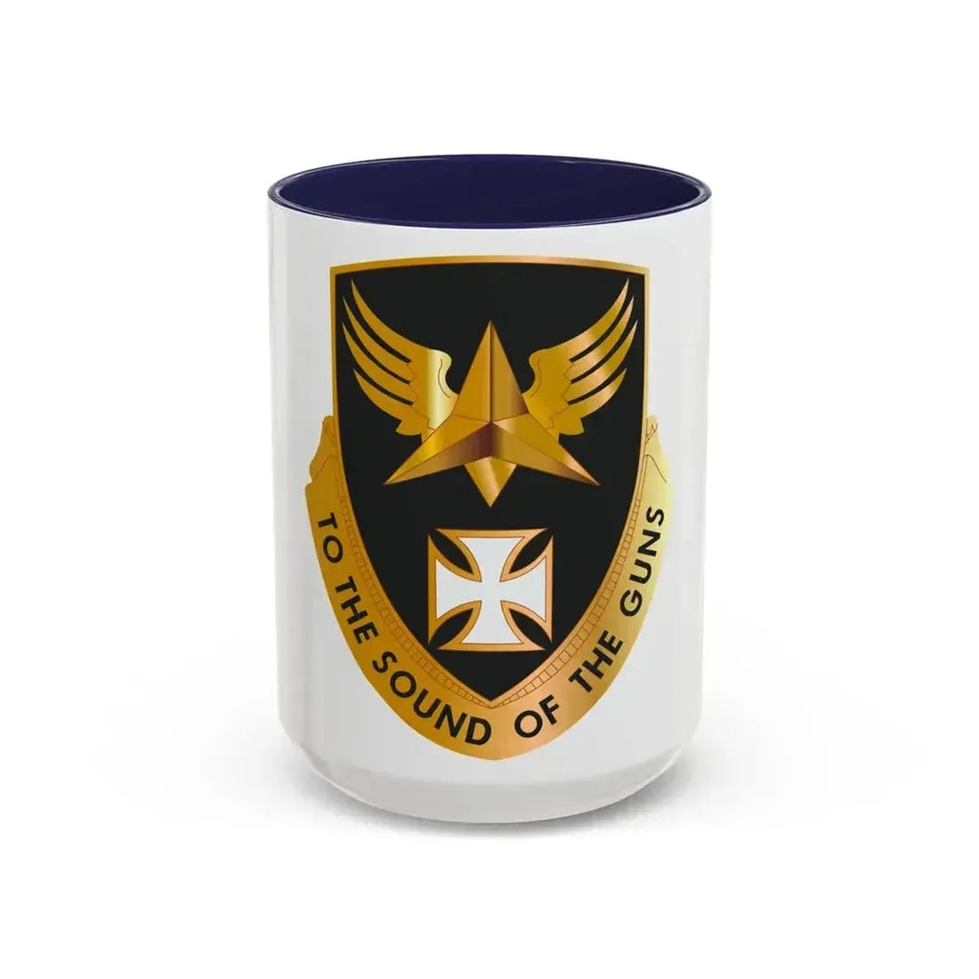 8 Aviation Battalion (U.S. Army) Accent Coffee Mug 15oz Navy - Go Mug Yourself