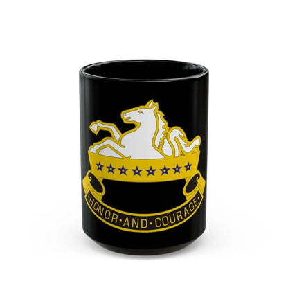 8 Cavalry Regiment (U.S. Army) Black Coffee Mug-15oz-Go Mug Yourself