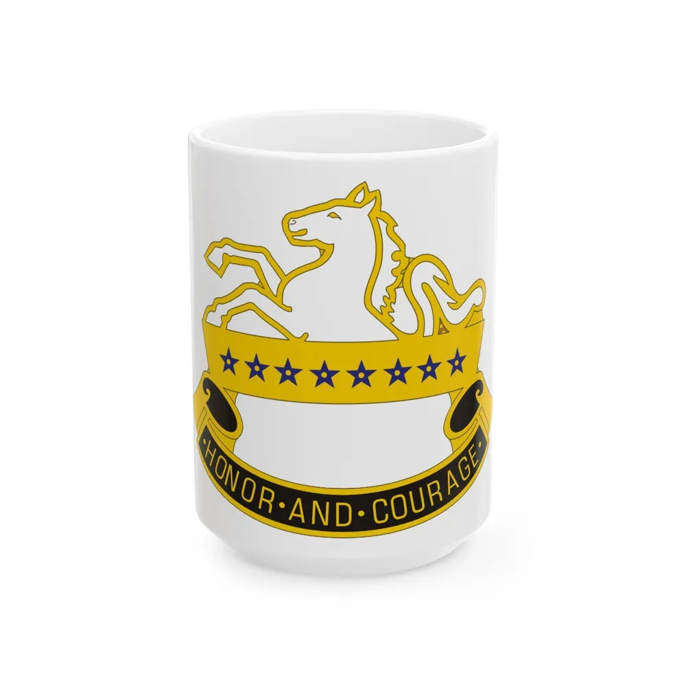 8 Cavalry Regiment (U.S. Army) White Coffee Mug-15oz-Go Mug Yourself