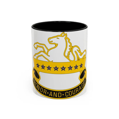 8 Cavalry Regiment (U.S. Army) Accent Coffee Mug 11oz Black - Go Mug Yourself