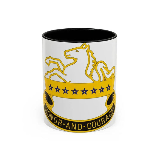 8 Cavalry Regiment (U.S. Army) Accent Coffee Mug 11oz Black - Go Mug Yourself