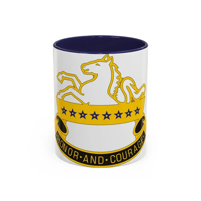 8 Cavalry Regiment (U.S. Army) Accent Coffee Mug 11oz Navy - Go Mug Yourself