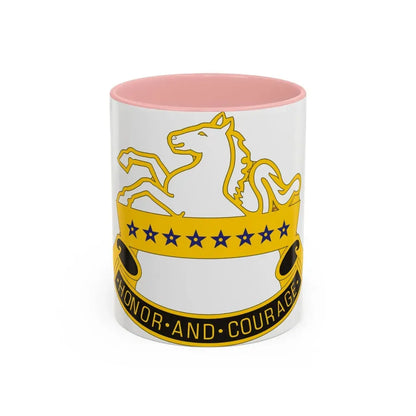 8 Cavalry Regiment (U.S. Army) Accent Coffee Mug 11oz Pink - Go Mug Yourself