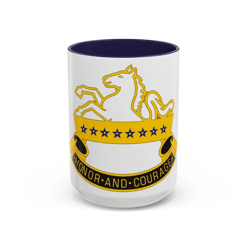 8 Cavalry Regiment (U.S. Army) Accent Coffee Mug 15oz Navy - Go Mug Yourself