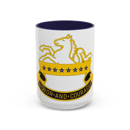 8 Cavalry Regiment (U.S. Army) Accent Coffee Mug 15oz Navy - Go Mug Yourself