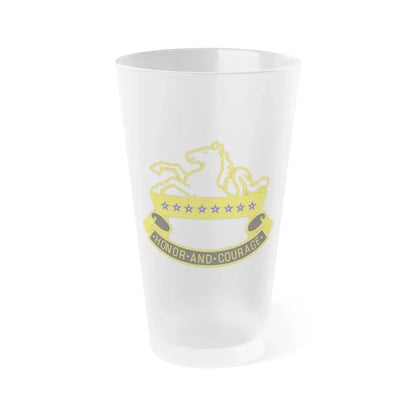 8 Cavalry Regiment (U.S. Army) Frosted Pint Glass 16oz Default Title - Go Mug Yourself