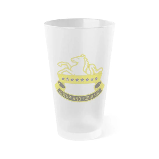 8 Cavalry Regiment (U.S. Army) Frosted Pint Glass 16oz Default Title - Go Mug Yourself