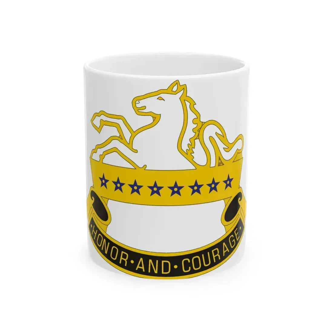 8 Cavalry Regiment (U.S. Army) White Coffee Mug 11oz - Go Mug Yourself