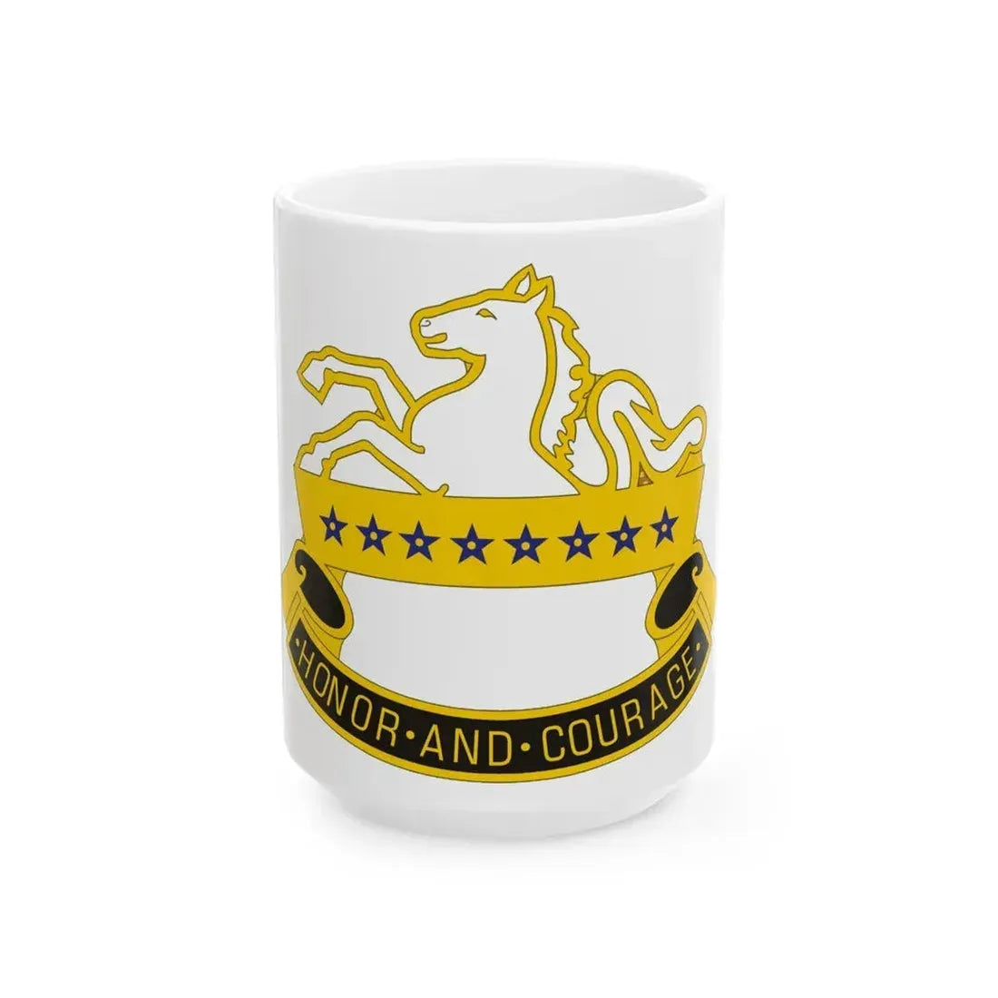 8 Cavalry Regiment (U.S. Army) White Coffee Mug 15oz - Go Mug Yourself