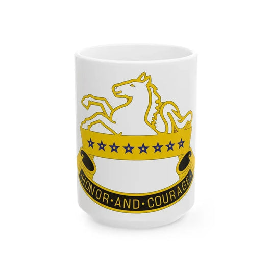 8 Cavalry Regiment (U.S. Army) White Coffee Mug 15oz - Go Mug Yourself