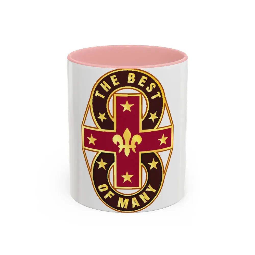 8 Evacuation Hospital (U.S. Army) Accent Coffee Mug 11oz Pink - Go Mug Yourself