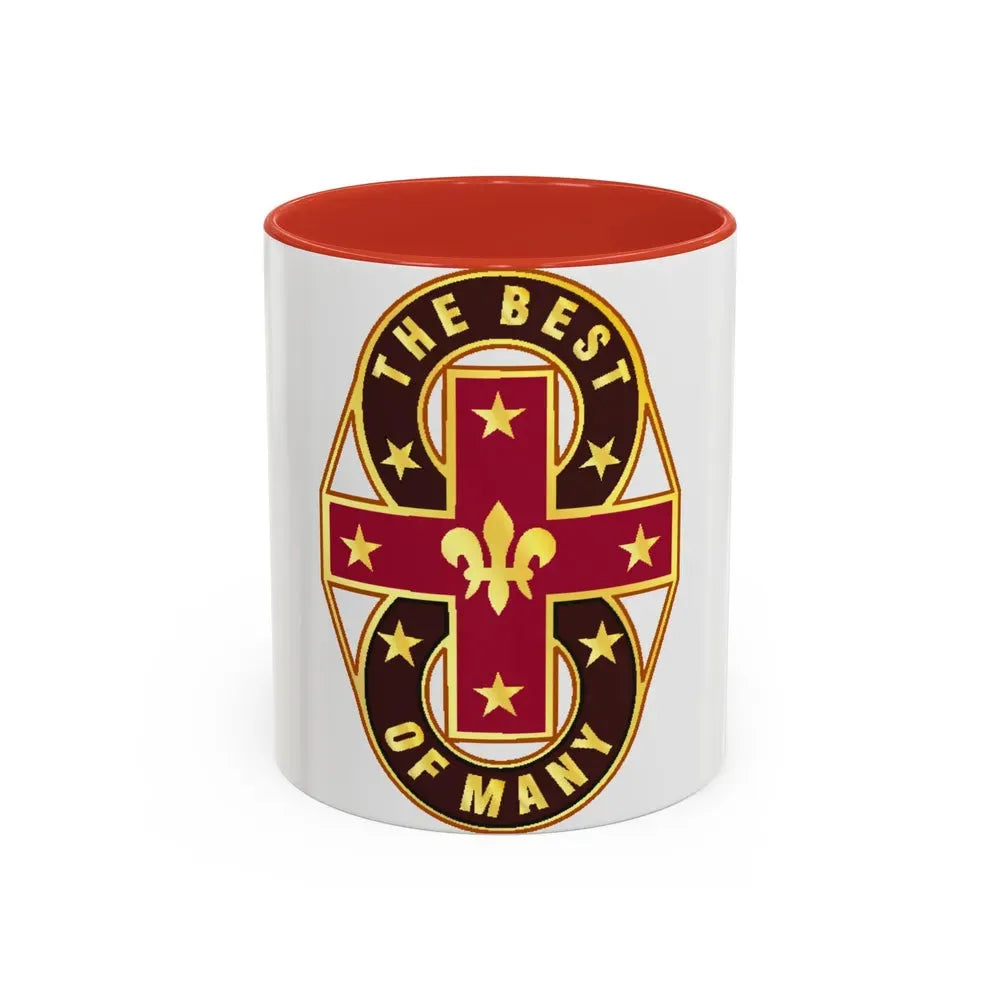 8 Evacuation Hospital (U.S. Army) Accent Coffee Mug 11oz Red - Go Mug Yourself