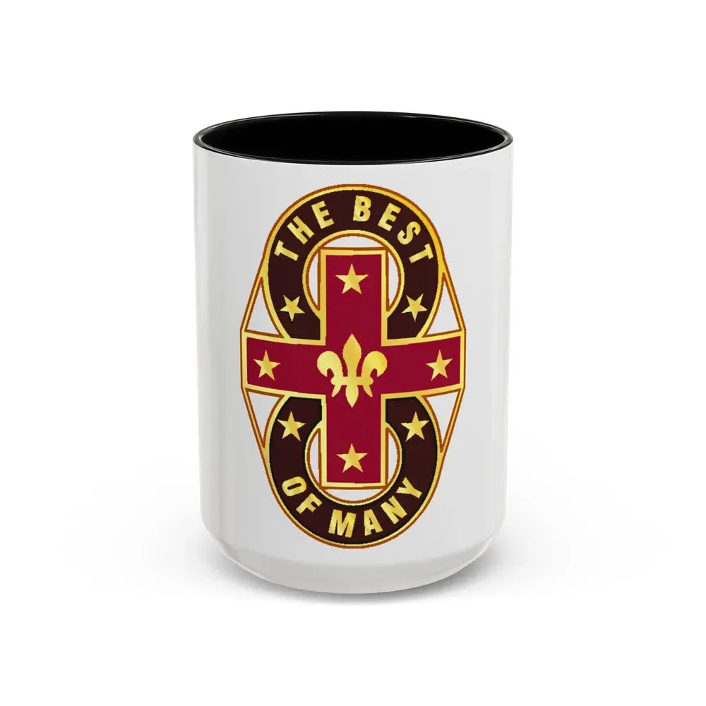 8 Evacuation Hospital (U.S. Army) Accent Coffee Mug 15oz Black - Go Mug Yourself