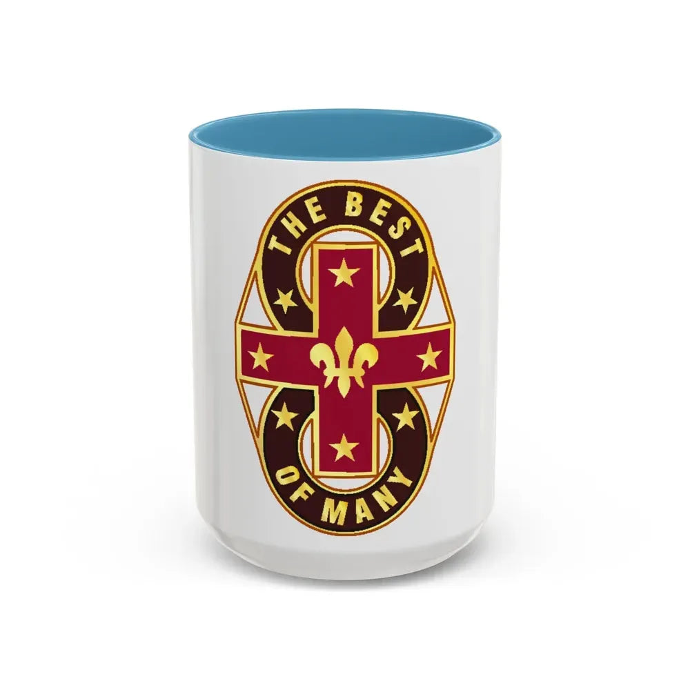 8 Evacuation Hospital (U.S. Army) Accent Coffee Mug 15oz Light Blue - Go Mug Yourself