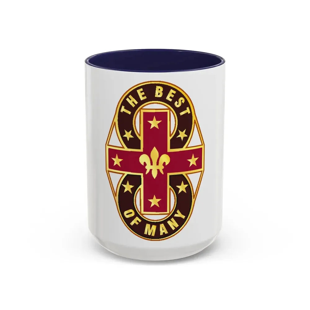 8 Evacuation Hospital (U.S. Army) Accent Coffee Mug 15oz Navy - Go Mug Yourself
