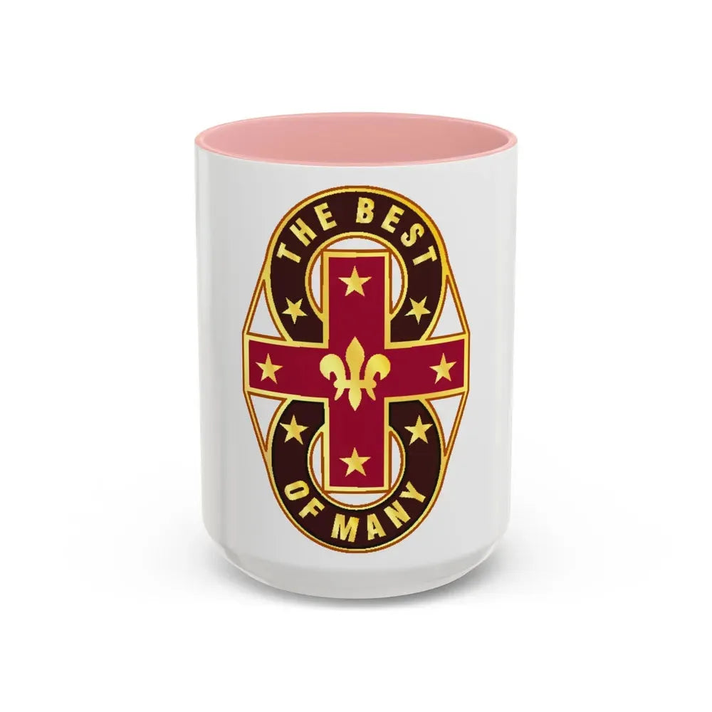 8 Evacuation Hospital (U.S. Army) Accent Coffee Mug 15oz Pink - Go Mug Yourself