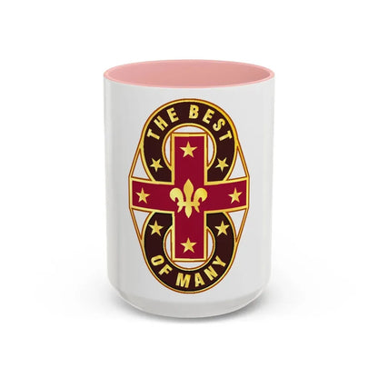 8 Evacuation Hospital (U.S. Army) Accent Coffee Mug 15oz Pink - Go Mug Yourself