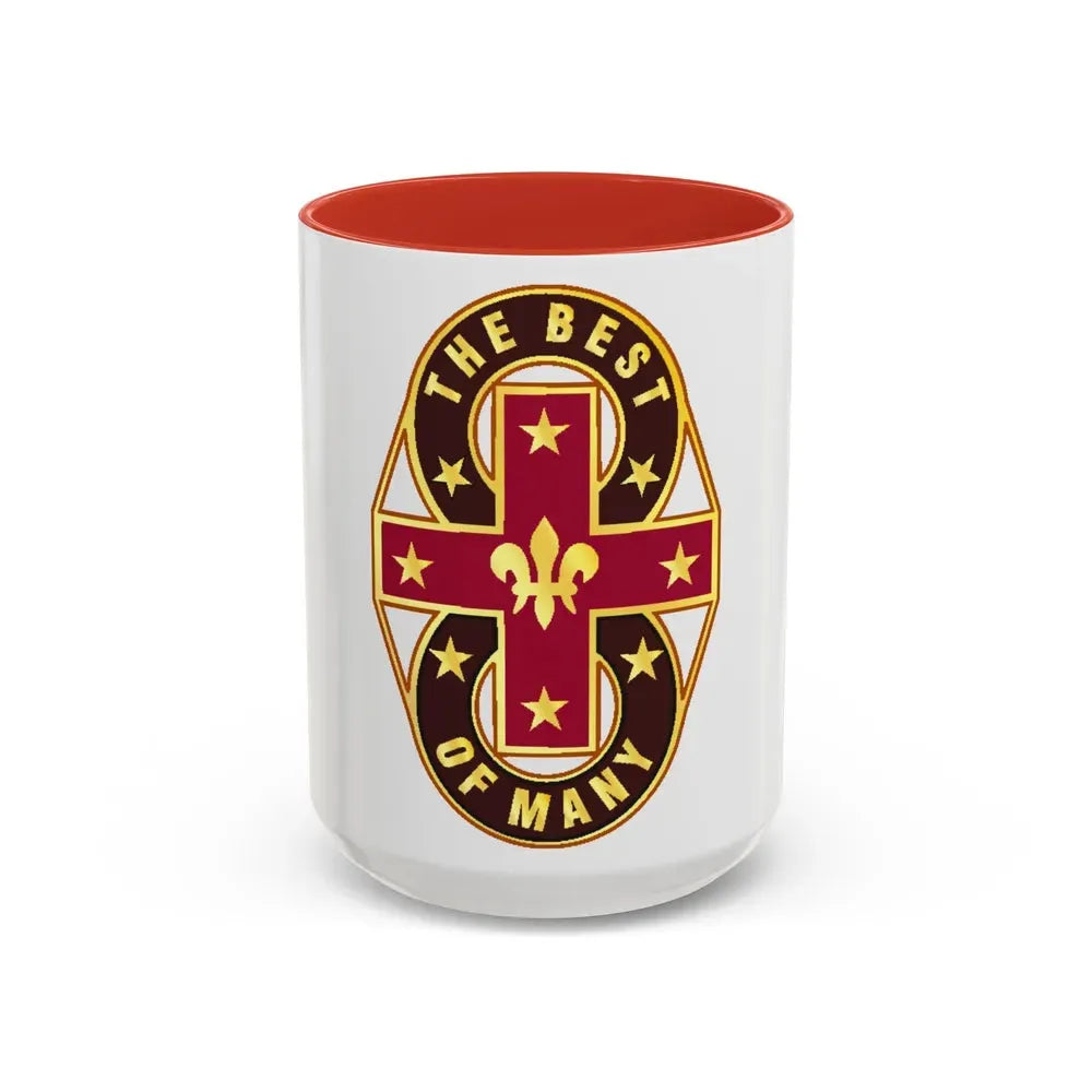 8 Evacuation Hospital (U.S. Army) Accent Coffee Mug 15oz Red - Go Mug Yourself