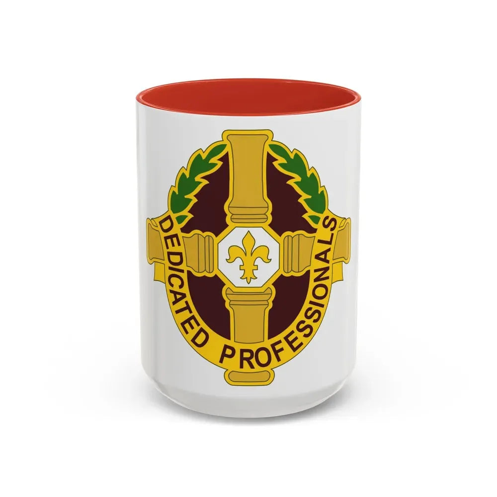 8 Field Hospital (U.S. Army) Accent Coffee Mug 15oz Red - Go Mug Yourself