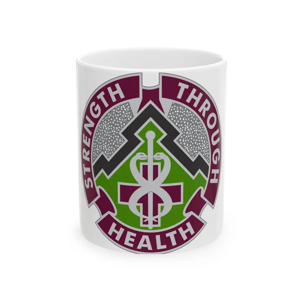 8 Medical Brigade 2 (U.S. Army) White Coffee Mug-11oz-Go Mug Yourself