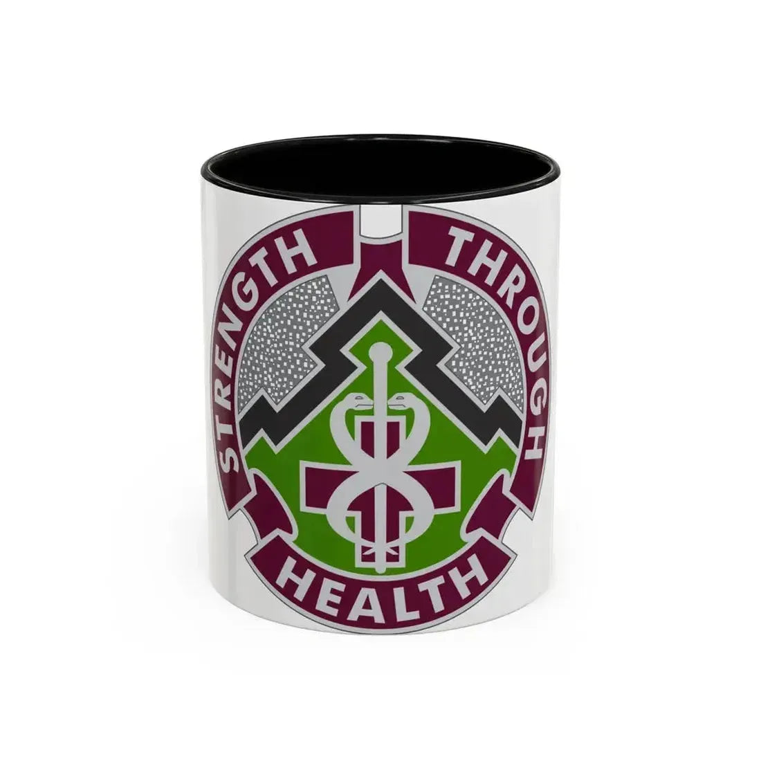 8 Medical Brigade 2 (U.S. Army) Accent Coffee Mug 11oz Black - Go Mug Yourself