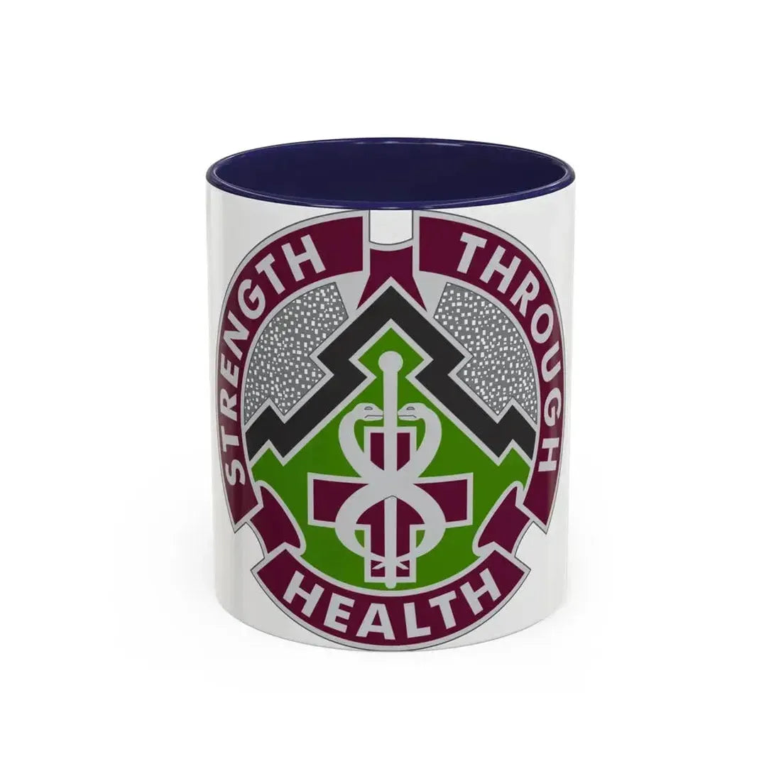 8 Medical Brigade 2 (U.S. Army) Accent Coffee Mug 11oz Navy - Go Mug Yourself