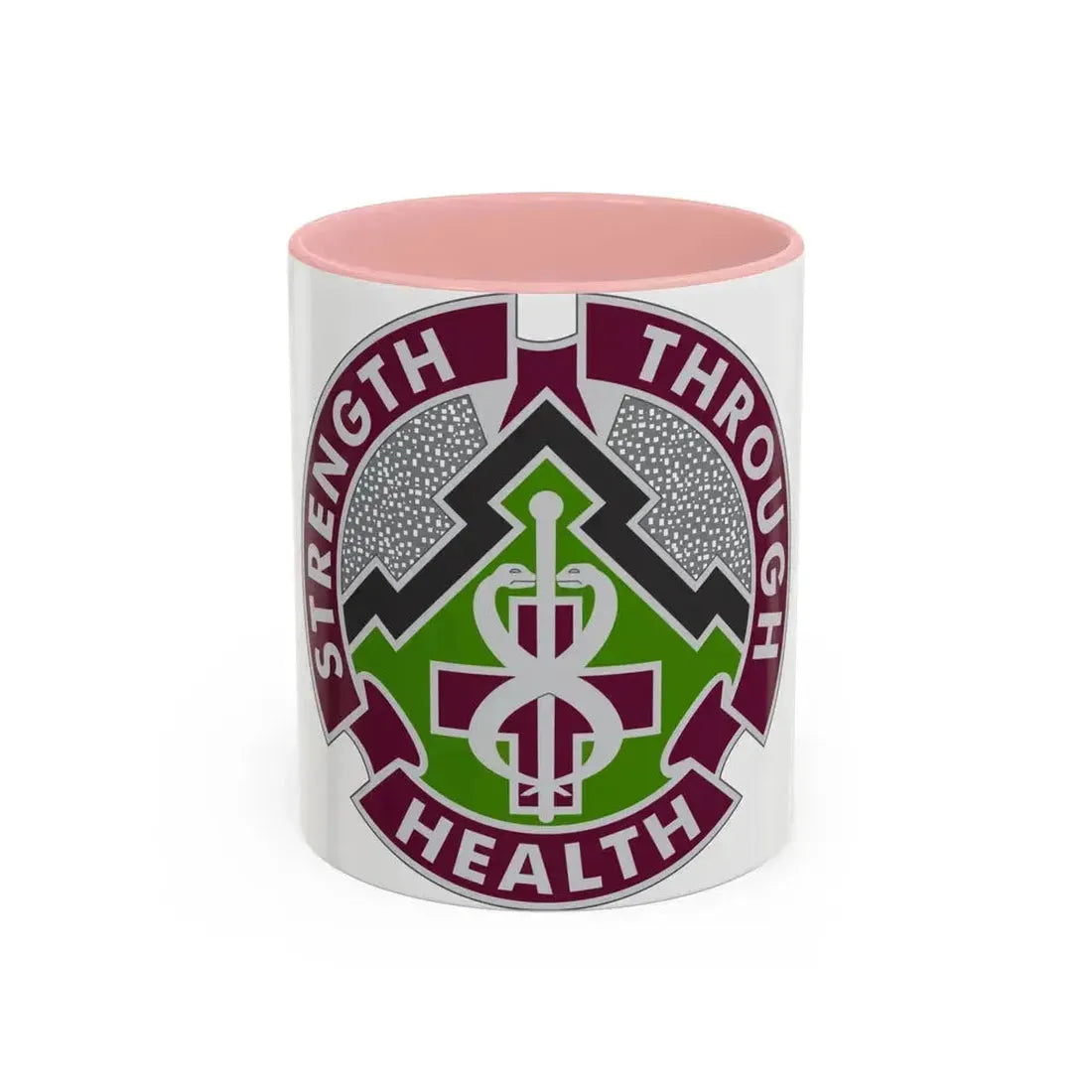 8 Medical Brigade 2 (U.S. Army) Accent Coffee Mug 11oz Pink - Go Mug Yourself