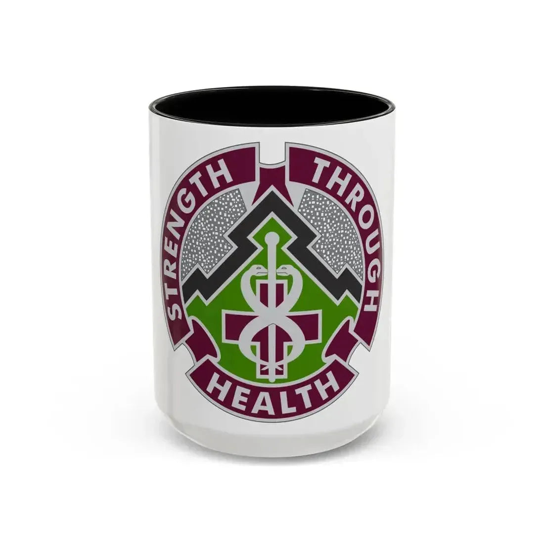 8 Medical Brigade 2 (U.S. Army) Accent Coffee Mug 15oz Black - Go Mug Yourself