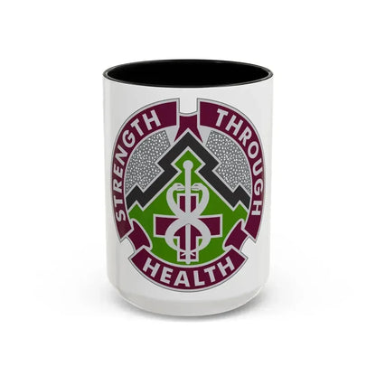 8 Medical Brigade 2 (U.S. Army) Accent Coffee Mug 15oz Black - Go Mug Yourself