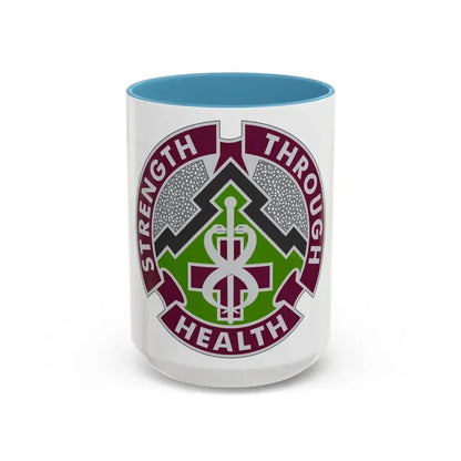 8 Medical Brigade 2 (U.S. Army) Accent Coffee Mug 15oz Light Blue - Go Mug Yourself