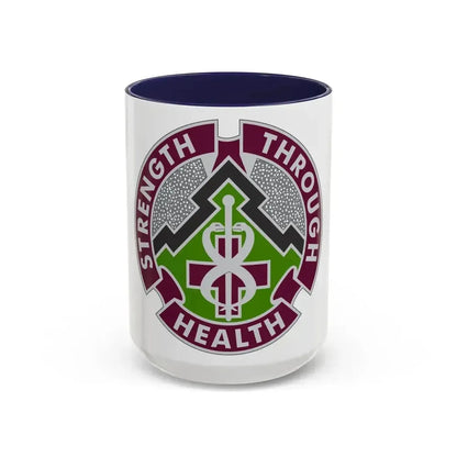 8 Medical Brigade 2 (U.S. Army) Accent Coffee Mug 15oz Navy - Go Mug Yourself