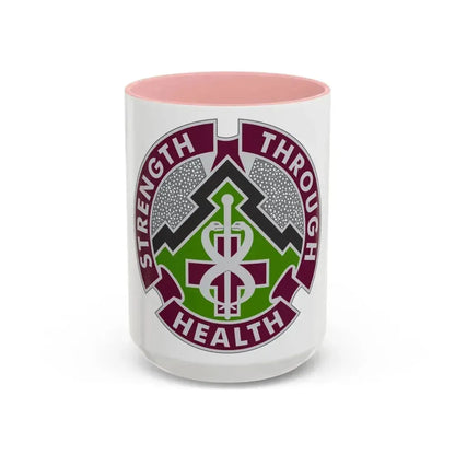 8 Medical Brigade 2 (U.S. Army) Accent Coffee Mug 15oz Pink - Go Mug Yourself