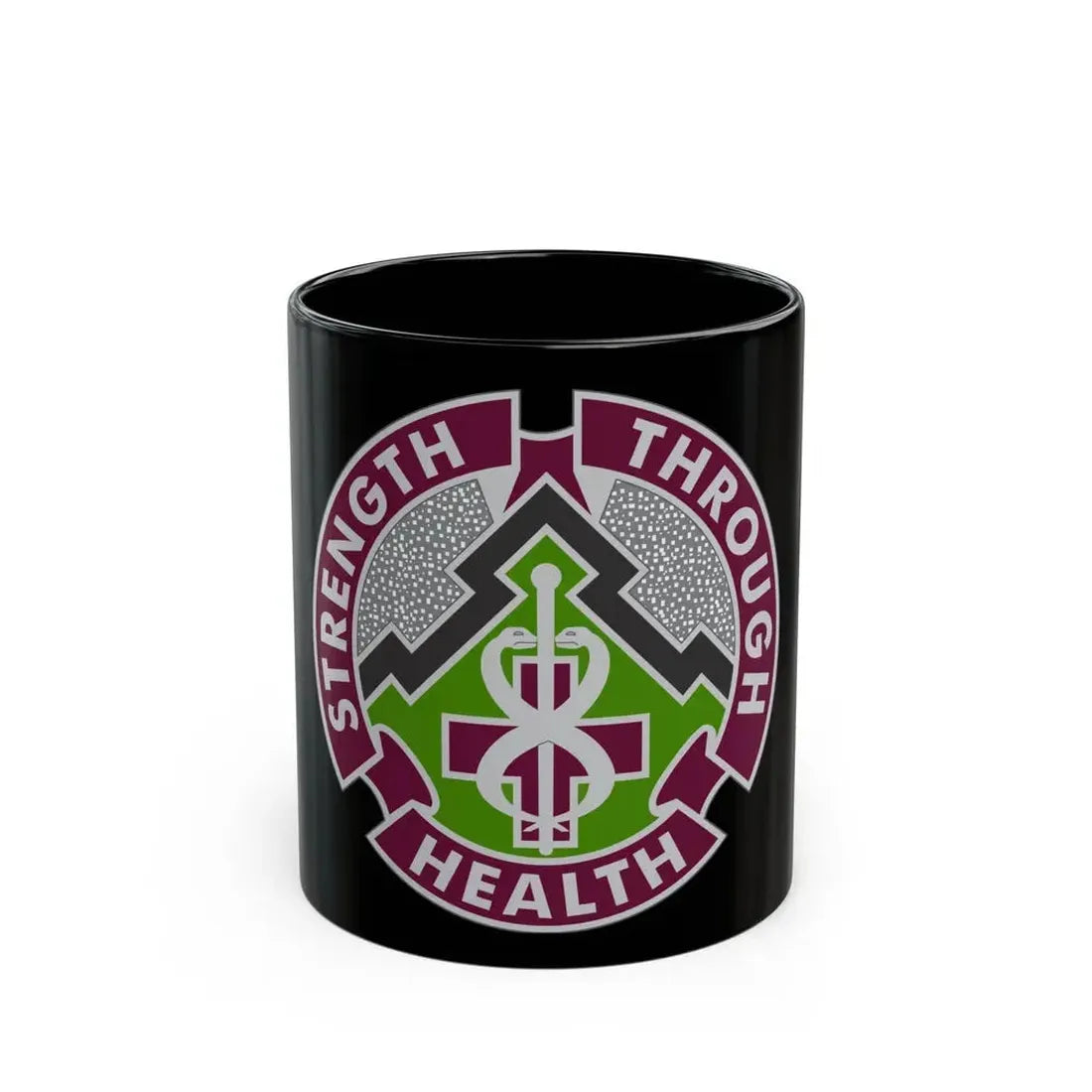 8 Medical Brigade 2 (U.S. Army) Black Coffee Mug 11oz - Go Mug Yourself