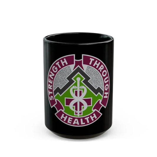 8 Medical Brigade 2 (U.S. Army) Black Coffee Mug 15oz - Go Mug Yourself