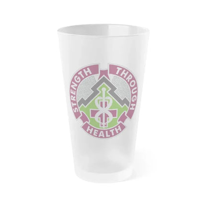 8 Medical Brigade 2 (U.S. Army) Frosted Pint Glass 16oz Default Title - Go Mug Yourself