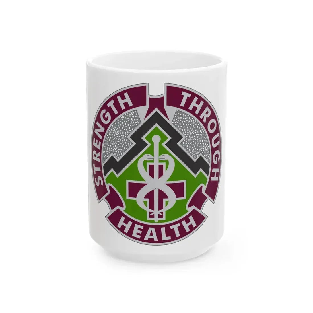 8 Medical Brigade 2 (U.S. Army) White Coffee Mug 15oz - Go Mug Yourself