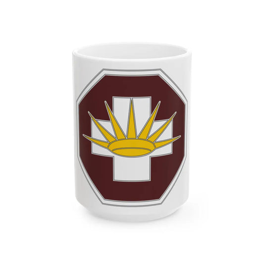 8 Medical Brigade 3 (U.S. Army) White Coffee Mug-15oz-Go Mug Yourself