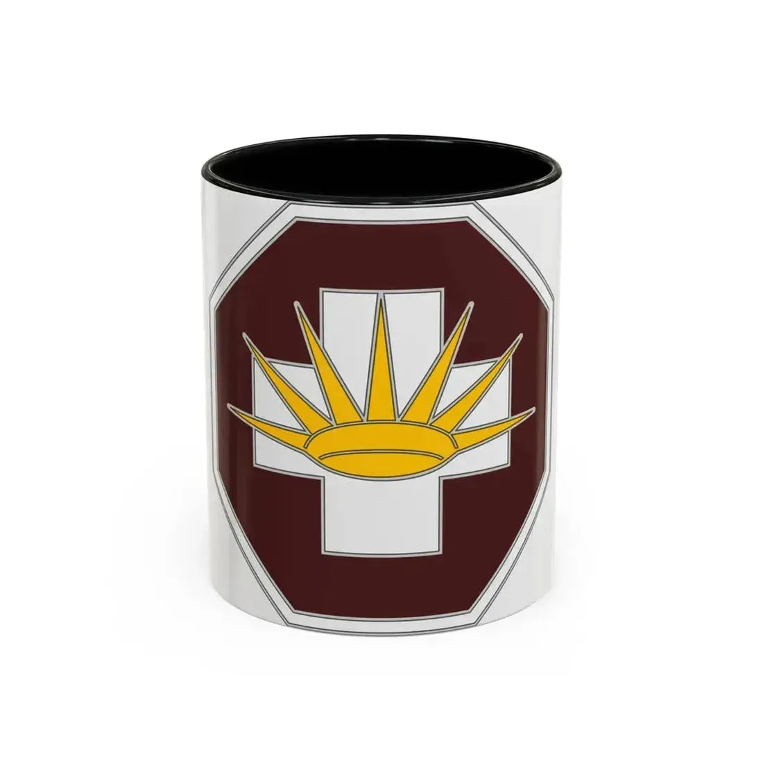 8 Medical Brigade 3 (U.S. Army) Accent Coffee Mug 11oz Black - Go Mug Yourself