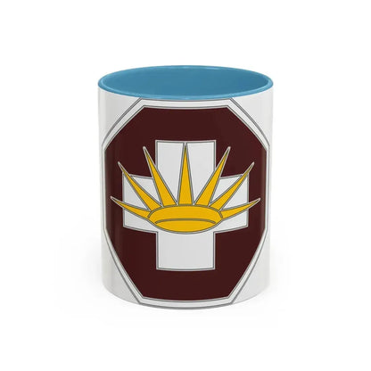 8 Medical Brigade 3 (U.S. Army) Accent Coffee Mug 11oz Light Blue - Go Mug Yourself