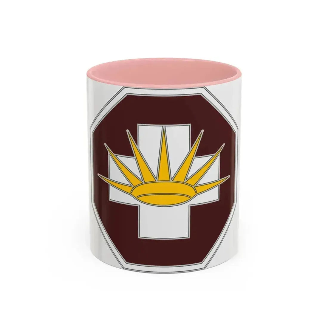 8 Medical Brigade 3 (U.S. Army) Accent Coffee Mug 11oz Pink - Go Mug Yourself