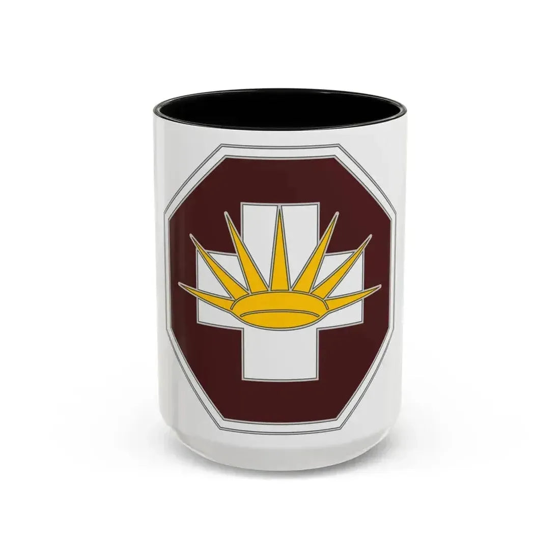 8 Medical Brigade 3 (U.S. Army) Accent Coffee Mug 15oz Black - Go Mug Yourself