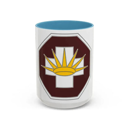 8 Medical Brigade 3 (U.S. Army) Accent Coffee Mug 15oz Light Blue - Go Mug Yourself