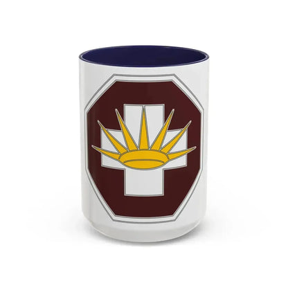 8 Medical Brigade 3 (U.S. Army) Accent Coffee Mug 15oz Navy - Go Mug Yourself