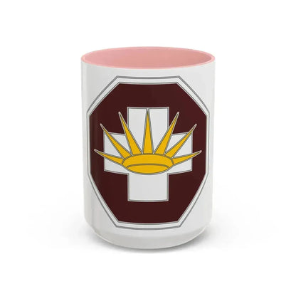 8 Medical Brigade 3 (U.S. Army) Accent Coffee Mug 15oz Pink - Go Mug Yourself