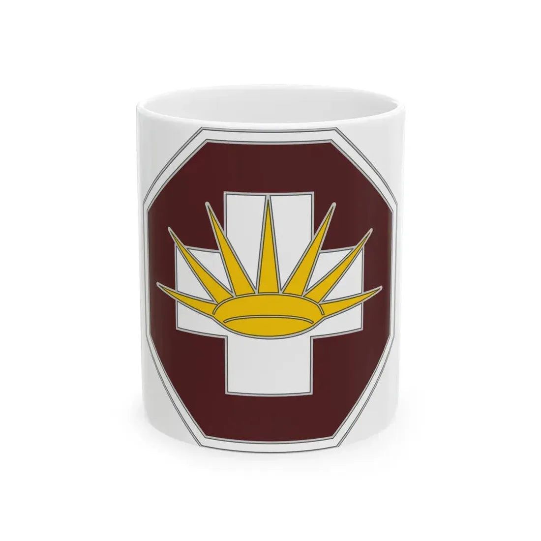 8 Medical Brigade 3 (U.S. Army) White Coffee Mug 11oz - Go Mug Yourself