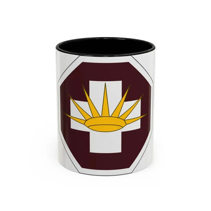 8 Medical Brigade (U.S. Army) Accent Coffee Mug 11oz Black - Go Mug Yourself