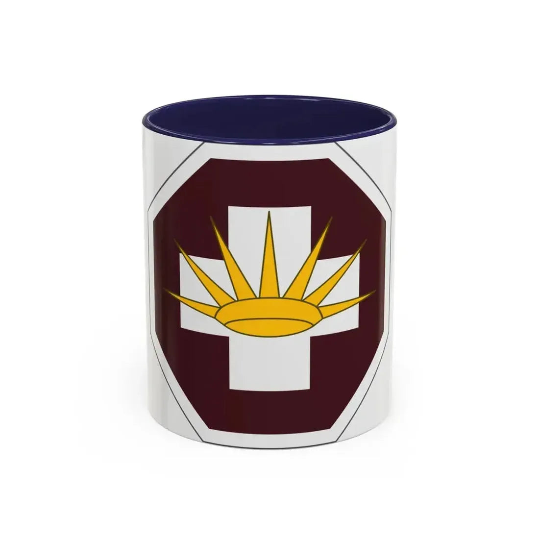 8 Medical Brigade (U.S. Army) Accent Coffee Mug 11oz Navy - Go Mug Yourself