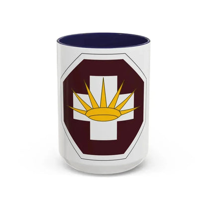 8 Medical Brigade (U.S. Army) Accent Coffee Mug 15oz Navy - Go Mug Yourself