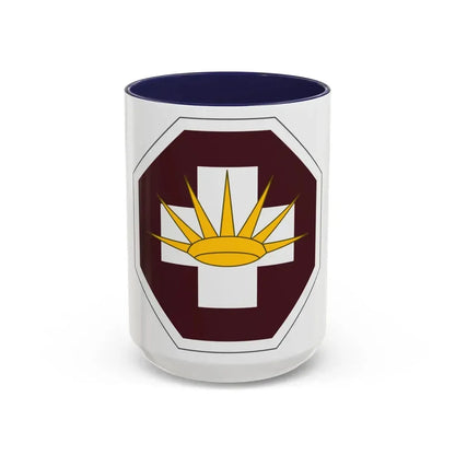 8 Medical Brigade (U.S. Army) Accent Coffee Mug 15oz Navy - Go Mug Yourself
