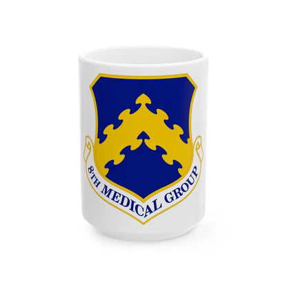 8 Medical Group PACAF (U.S. Air Force) White Coffee Mug-15oz-Go Mug Yourself